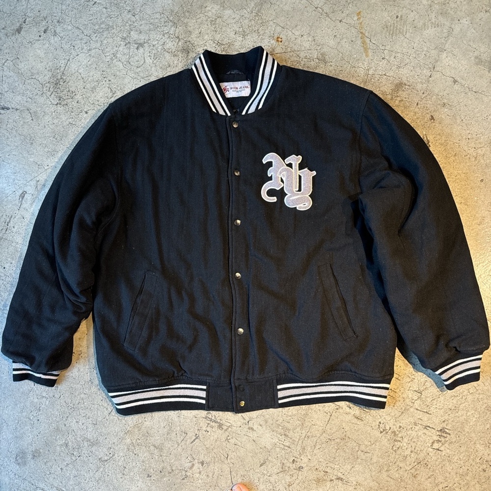 Vintage 90s New York bomber varsity jacket size XL